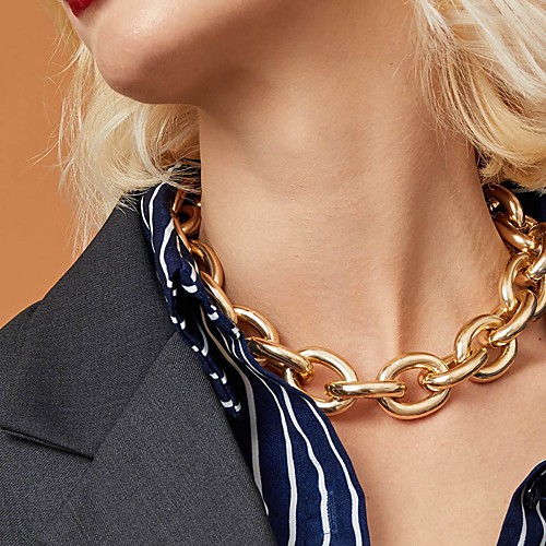 

Women's Chains Necklace Fashion Alloy Golden 4110 cm Necklace Jewelry 1pc For Party Evening Street