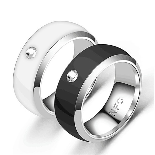 

NFC smart ring men's stainless steel ring band ring