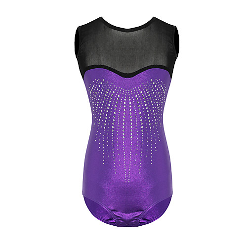 

Kids' Dancewear Gymnastics Leotard / Onesie Beading Girls' Training Performance Elastane