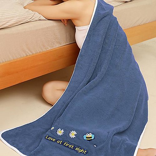 

Superior Quality Bath Towel, Fashion 100% Coral Fleece Bathroom 1 pcs