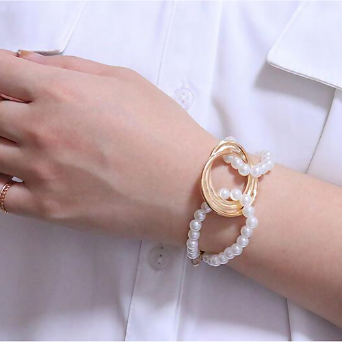 

Women's Chain Bracelet Classic Fashion Stylish Classic Alloy Bracelet Jewelry Gold For Date Festival