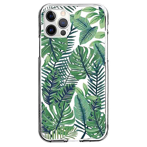 

Scenery Leaf Phone Case For Apple iPhone 12 iPhone 11 iPhone 12 Pro Max Unique Design Protective Case Pattern Back Cover TPU