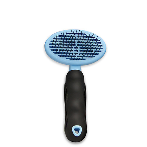 

Dog Cat Brushes Grooming Cleaning Pet Grooming Brush Plastic Stainless steel Comb Dog Clean Supply Pet Hair Remover Removing Matted Tangled Easy to Clean Pet Grooming Supplies Blue