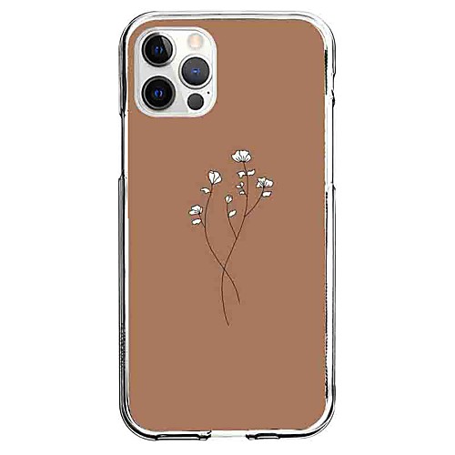 

Floral Botanical Phone Case For Apple iPhone 12 iPhone 11 iPhone 12 Pro Max Unique Design Protective Case Pattern Back Cover TPU