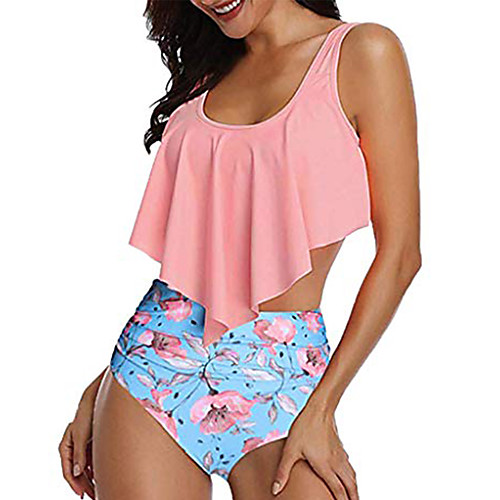 

Women's Tankini 2 Piece Swimsuit Leaf Picture color 1 Picture color 2 Picture color 3 Picture color 4 Swimwear Bathing Suits