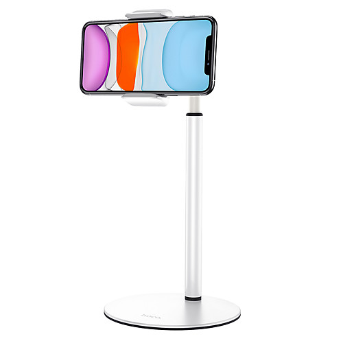 

HOCO Phone Holder Stand Mount Desk Cell Phone Adjustable Stand Phone Desk Stand Adjustable Silicone Aluminum Alloy ABS Phone Accessory iPhone 12 11 Pro Xs Xs Max Xr X 8 Samsung Glaxy S21 S20 Note20