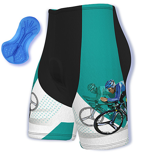 

21Grams Men's Cycling Shorts Summer Spandex Polyester Bike Shorts Pants Padded Shorts / Chamois 3D Pad Quick Dry Moisture Wicking Sports Blue Mountain Bike MTB Road Bike Cycling Clothing Apparel Bike