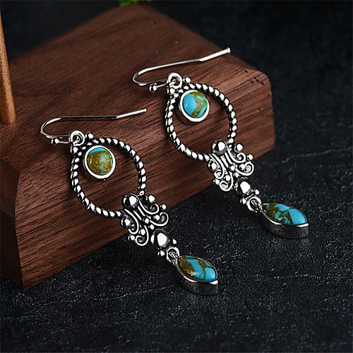 

Women's Hoop Earrings Earrings Classic Fashion Romantic Punk Trendy Cute Sweet Earrings Jewelry Silver For Street Gift Date Birthday Festival 1 Pair