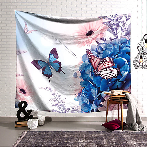 

Wall Tapestry Art Decor Blanket Curtain Hanging Home Bedroom Living Room Decoration Polyester Butterfly
