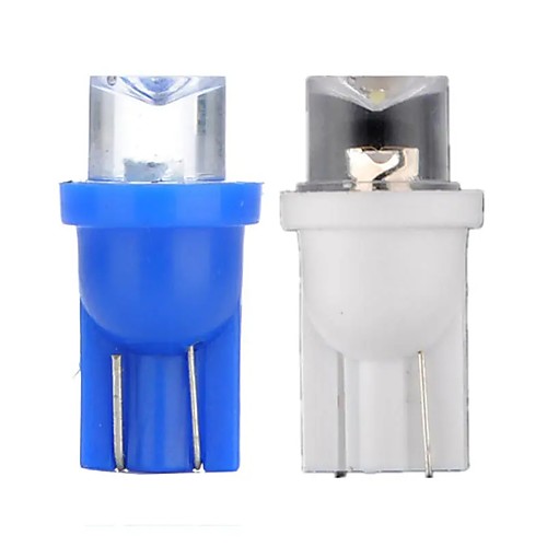 

OTOLAMPARA Car T10 W5W 501 SMD LED Side Marker Interior Wedge Lights Bulb Lamp White/Blue DC 12V White/Blue 10pcs