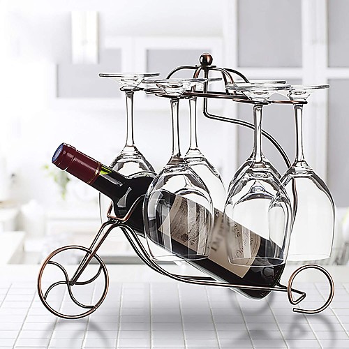 

Barware Wine Racks Wrought Iron 2pcs Wine Accessories for Barware