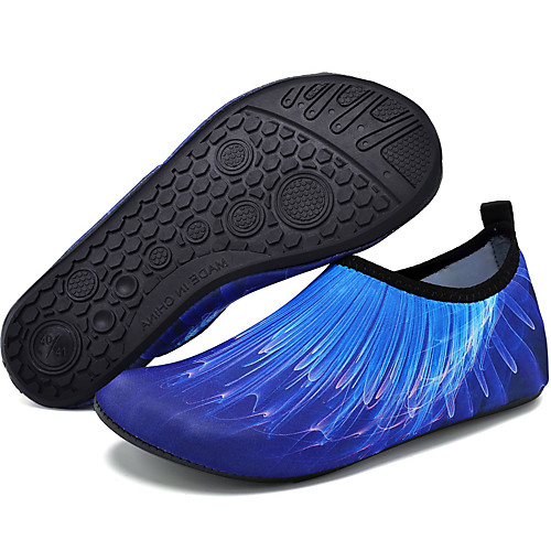 

Men's Unisex Water Shoes / Water Booties & Socks Sporty Casual Beach Athletic Outdoor Water Shoes Upstream Shoes Elastic Fabric Breathable Booties / Ankle Boots Blue Color Block Summer