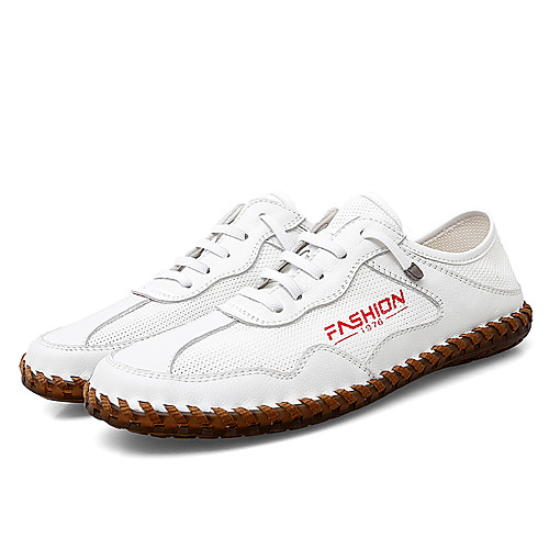 

Men's Loafers & Slip-Ons Comfort Loafers Casual Athletic Outdoor Synthetics Breathable Handmade Booties / Ankle Boots White Black Brown Spring Summer