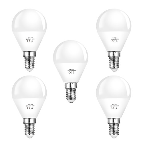 

5pcs 6 W LED Globe Bulbs 450 lm E14 G45 12 LED Beads SMD 2835 Warm White Cold White 220-240 V