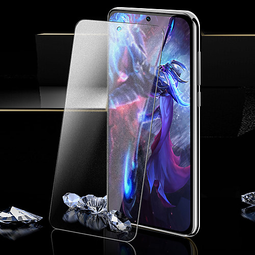 

High Quality Bright Edge Matte Tempered Glass Film For Xiaomi 10T Redmi K40 Note 10pro Matte Texture Anti-Fingerprint Matte Game Film For Xiaomi Redmi K30 K20 10X 9A 9C 9T Note 9s POCO M3 X3 Mi 9t