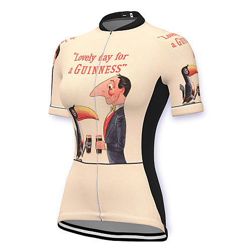 

21Grams Women's Short Sleeve Cycling Jersey Summer Spandex Polyester Pink Bike Jersey Top Mountain Bike MTB Road Bike Cycling Quick Dry Moisture Wicking Breathable Sports Clothing Apparel / Stretchy