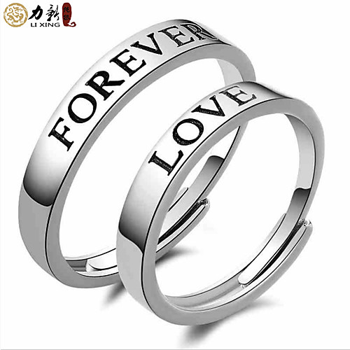 

Ring AAA Cubic Zirconia Classic Silver Zircon S925 Sterling Silver Precious Simple Elegant European 1pc Adjustable / Women's / Open Cuff Ring