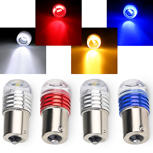 

OTOLAMPARA 3W DC12V 1156 1157 LED Car Turn Signal Light Bulb Yellow High Quality Color Brake Stop Light Red Color Backup Reverse Light White Color 1pcs