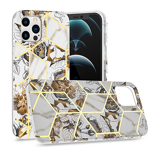 

Phone Case For Apple Back Cover iPhone 12 Pro Max 11 SE 2020 X XR XS Max 8 7 Shockproof Scenery Flower / Floral TPU