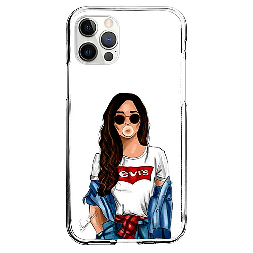 

Creative Characters Phone Case For Apple iPhone 12 iPhone 11 iPhone 12 Pro Max Unique Design Protective Case Pattern Back Cover TPU