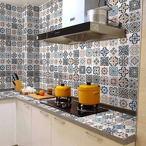 

3D Wall Stickers Dining Room / Toilet, Removable / Pre-pasted PVC Home Decoration Wall Decal 1pc