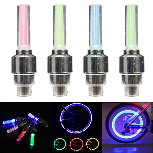 

2pcs LED Bike Valve Lights car Valve Caps Tire Lamp Flash Lamp For Bicycle Car Motorcycle Wheels Stem Lamp MTB Bike Accessories