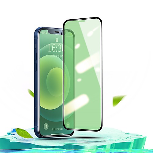 

Tempered Glass Protector For iphone 12 ProMax mini Green Light Film Glass Screen Protector For iphone 11 X XR XSmax 7 8 Glass For 11Pro Max