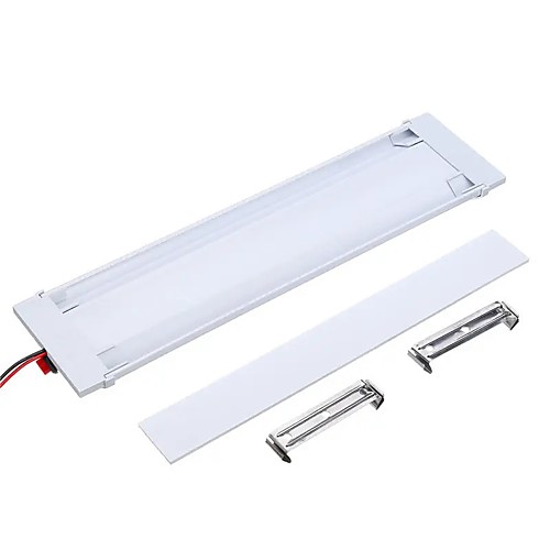 

OTOLAMPARA Car 3 Row 72 LEDs Super Bright 36W Indoor Ceiling Light Compartment Lamp With Switch White Light For Trailer Truck General 12v/24v Universal