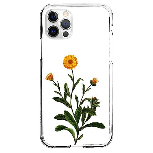 

Plants Floral Botanical Phone Case For Apple iPhone 12 iPhone 11 iPhone 12 Pro Max Unique Design Protective Case Pattern Back Cover TPU