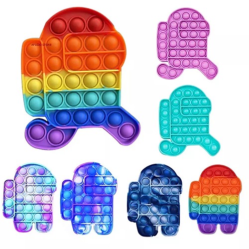 

Fitget Toys Push It Game For Adult Kid Push Bubble Fidget Sensory Toy Autism Special Needs Stress Reliever Popoit Figet Speelgoed