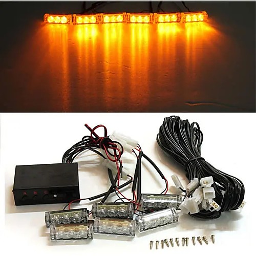 

OTOLAMPARA Car LED Warning Lights Light Bulbs 3000 lm SMD 3030 54 W 18 For universal All Models All years 6pcs