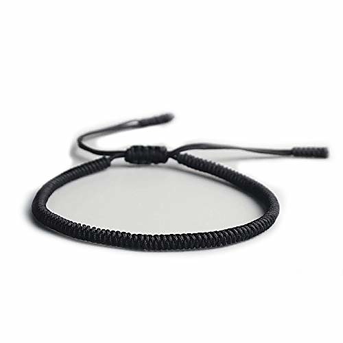 

tibetan spiritual bracelet : man woman : handmade bracelet : traditional buddhist knot