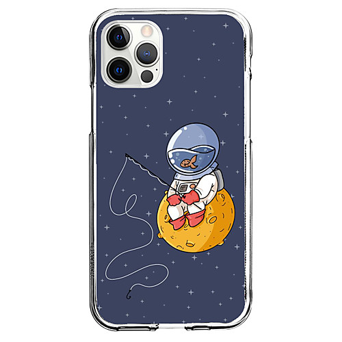 

Astronaut Phone Case For Apple iPhone 12 iPhone 11 iPhone 12 Pro Max Unique Design Protective Case Pattern Back Cover TPU