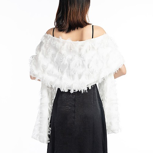 

Sleeveless Elegant & Luxurious / Bridal Polyester Wedding / Party / Evening Women's Wrap With Solid