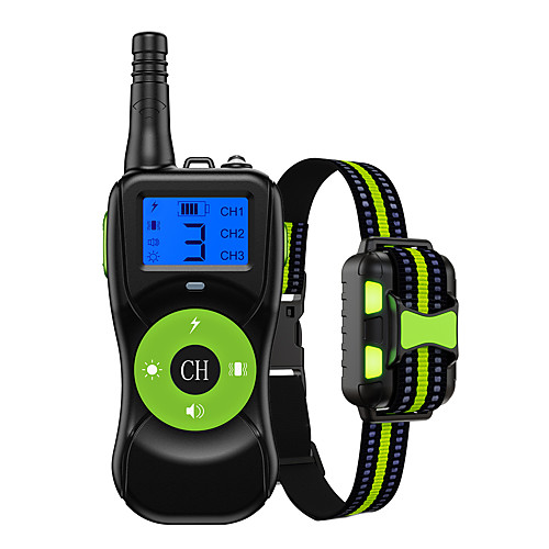 

Dog Training Anti Bark Collar Shock Collar Anti Bark Device Adjustable Length Multi-functional Upgraded Version Professional Electric Dog Portable Trainer For Outdoor Sporting Anti Bark Safety ABSPC