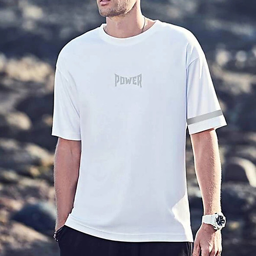 

Men's Unisex Tees T shirt Hot Stamping Graphic Prints Letter Plus Size Print Short Sleeve Casual Tops 100% Cotton Basic Designer Big and Tall White Black Gray