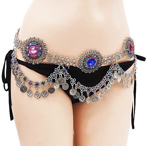 

Belly Dance Waist Accessory Tassel Women's Performance Theme Party Metal