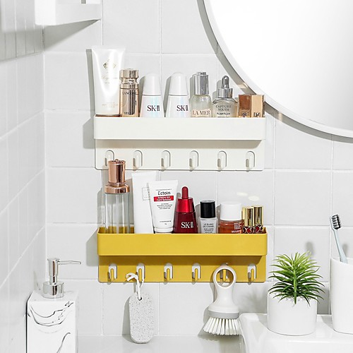 

Bath Storage Modern Contemporary Mixed Material Bath Organization