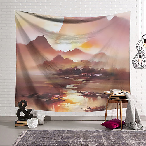 

Wall Tapestry Art Decor Blanket Curtain Hanging Home Bedroom Living Room Modern Nature Landscape