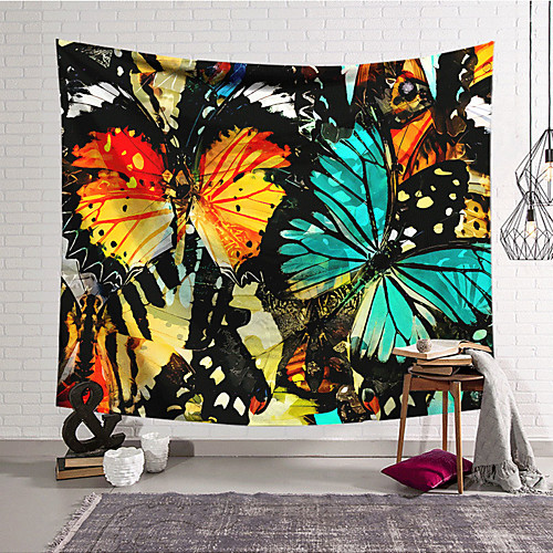 

Wall Tapestry Art Decor Blanket Curtain Hanging Home Bedroom Living Room Decoration Polyester Butterfly
