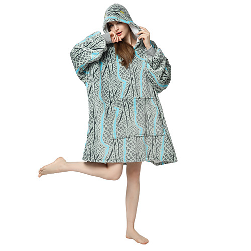 

Adults' Kigurumi Pajamas Snake Onesie Pajamas Flannel Fabric Gray Cosplay For Men and Women Animal Sleepwear Cartoon Festival / Holiday Costumes