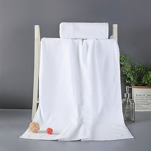 

Superior Quality Bath Towel, Solid Colored / Fashion Pure Cotton Bathroom 1 pcs