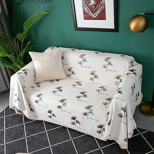 

Sofa Cover Sofa Blanket Floral Printed Polyester / Cotton Slipcovers