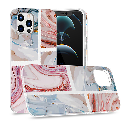 

Phone Case For Apple Back Cover iPhone 12 Pro Max 11 SE 2020 X XR XS Max 8 7 Shockproof Marble TPU