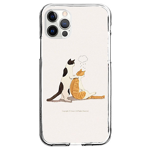 

Creative Cat Phone Case For Apple iPhone 12 iPhone 11 iPhone 12 Pro Max Unique Design Protective Case Pattern Back Cover TPU