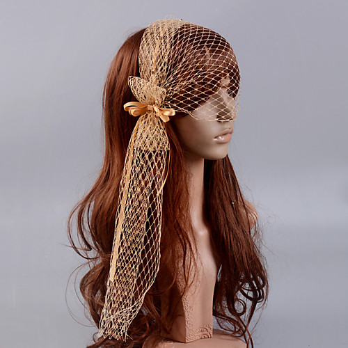 

Elegant Retro Straw Fascinators with Bowknot / Hollow-out 1 Piece Special Occasion / Party / Evening Headpiece