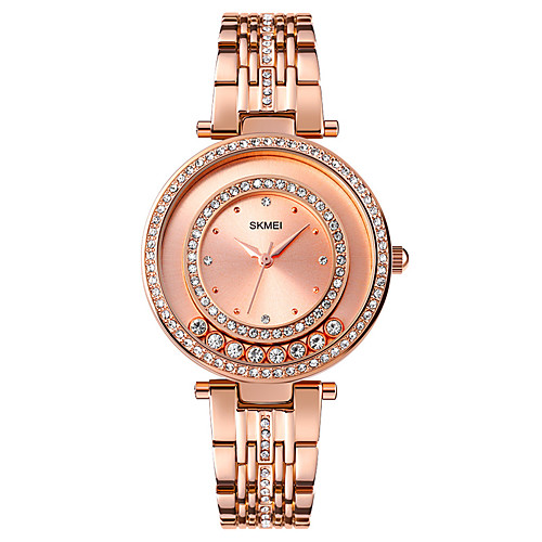 

SKMEI Women's Quartz Watches Analog Quartz Stylish Luxury Water Resistant / Waterproof Creative / Stainless Steel
