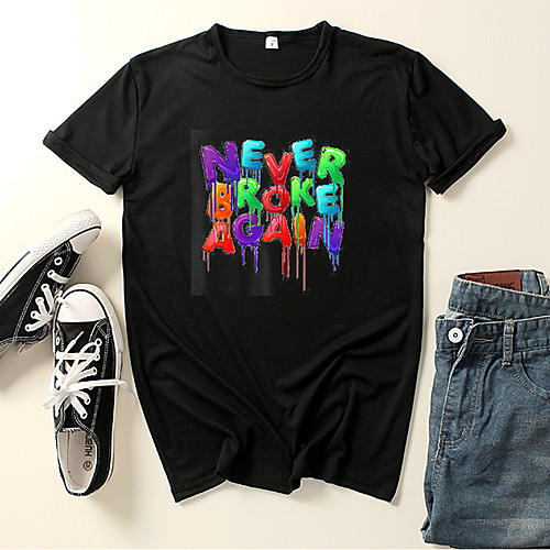 

Inspired by Never Broke Again Young Boy Cosplay Costume T-shirt Polyester / Cotton Blend Graphic Prints Printing Harajuku Graphic T-shirt For Women's / Men's