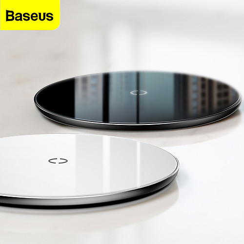 

Baseus 10W Wireless Charger Fast Wireless Charging Pad For Qi-enabled Smart Phones For iPhone 12 11 SE 2020 For Samsung Galaxy S21 S20 Huawei P40 Pro Mi 11 Oneplus 9