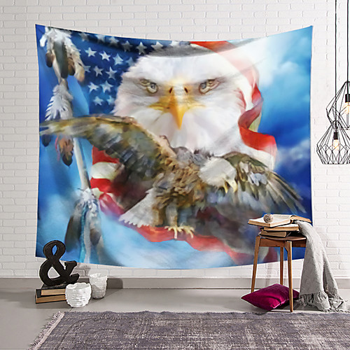 

Wall Tapestry Art Decor Blanket Curtain Hanging Home Bedroom Living Room Hawk Animal Abstract Fantasy